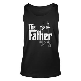 Mens The Father First Time Fathers Day New Dad Gift Men Women Tank Top Graphic Print Unisex - Thegiftio UK