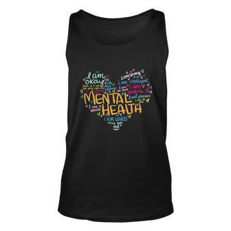 Mental Health Awareness Funny Gift Depression Cool Gift Unisex Tank Top - Monsterry DE