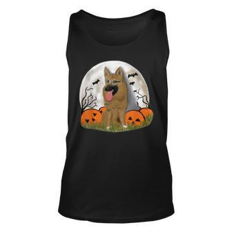 Merchpole Dog Lovers Halloween Trick Or Treat Funny Unisex Tank Top - Seseable