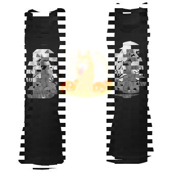 Merchpole Dog Lovers Halloween Trick Or Treat Funny Unisex Tank Top - Seseable