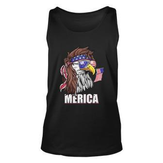Merica Eagle Mullet 4Th Of July Usa American Flag Patriotic Great Gift Unisex Tank Top - Monsterry