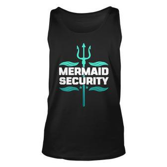 Mermaid Security Trident Tshirt Unisex Tank Top - Monsterry UK