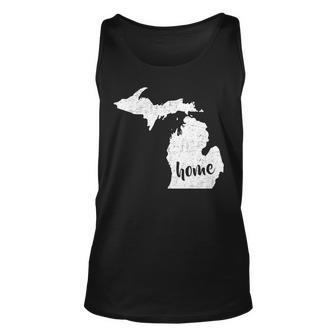 Michigan Home State Tshirt Unisex Tank Top - Monsterry