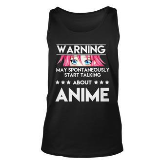 Might Start Talking About Anime Unisex Tank Top - Monsterry AU