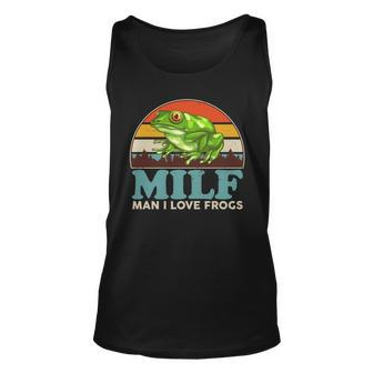 Milf Man I Love Frogs Tshirt Unisex Tank Top - Monsterry CA