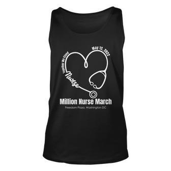 Million Nurse March May 12 2022 Together We Stand Rn Tshirt Unisex Tank Top - Monsterry DE