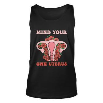 Mind Your Own Uterus V3 Unisex Tank Top - Monsterry CA