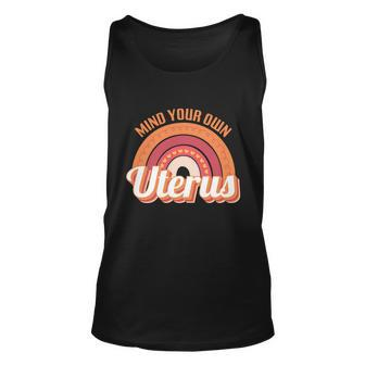 Mind Your Own Uterus V8 Unisex Tank Top - Monsterry CA