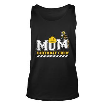 Mom Birthday Crew Construction Birthday Party Theme Cool Gift Graphic Design Printed Casual Daily Basic V2 Unisex Tank Top - Thegiftio UK