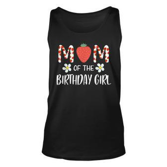 Mom Of The Birthday Girl First Birthday Berry Themed Party Unisex Tank Top | Seseable UK