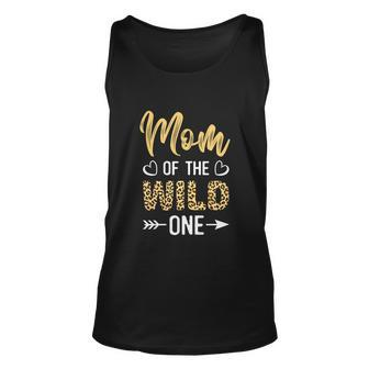Mom Of The Wild One Toddler 1St Birthday Leopard Mom Boy Unisex Tank Top - Monsterry AU