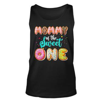 Mommy Of The Sweet One 1St Birthday Family Donut Birthday Unisex Tank Top - Thegiftio UK