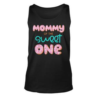 Mommy Of The Sweet One First Birthday Matching Family Donut Unisex Tank Top - Thegiftio UK