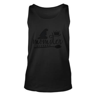 Monster Witch Hat Broom Halloween Quote Unisex Tank Top - Monsterry AU