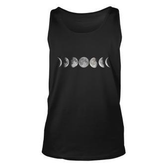 Moon Phases V2 Unisex Tank Top - Monsterry