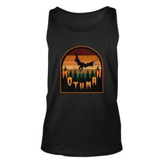 Mothman Vintage Retro Unisex Tank Top - Monsterry