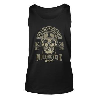 Motorcycle Good Riders Good Vibes Unisex Tank Top - Monsterry AU
