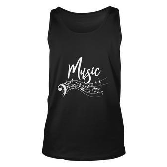 Music Notes V2 Unisex Tank Top - Monsterry CA