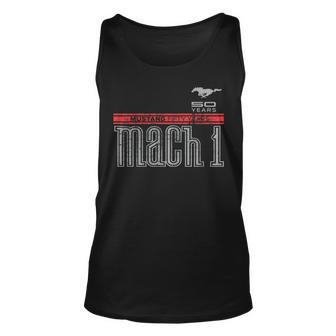 Mustang 50 Years Mach Official Logo Tshirt Unisex Tank Top - Monsterry