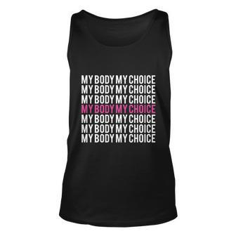 My Body My Choice Pro Choice Reproductive Rights V2 Unisex Tank Top - Monsterry