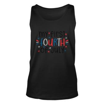 My First Fourth Of July Proud American Unisex Tank Top - Thegiftio UK