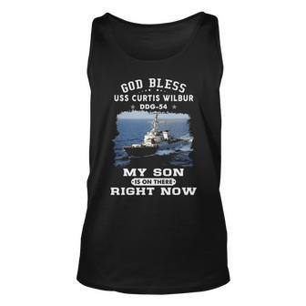 My Son Is On Uss Curtis Wilbur Ddg Unisex Tank Top - Monsterry UK