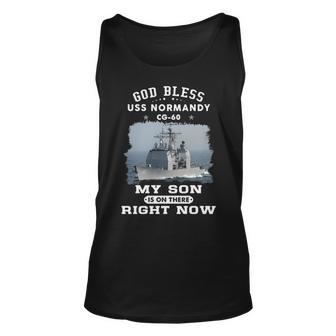 My Son Is On Uss Normandy Cg Unisex Tank Top - Monsterry UK