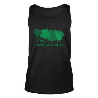 Nature And Shit Unisex Tank Top - Monsterry
