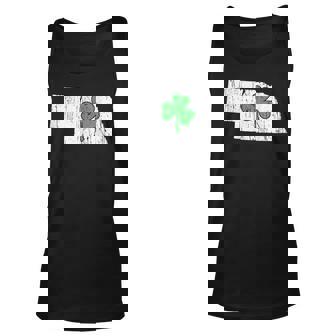 Nebraska State St Patricks Day Nebraska Green Shamrock Men Women Tank Top Graphic Print Unisex - Thegiftio