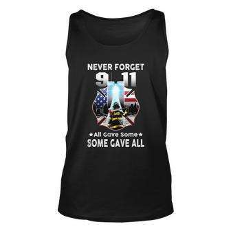 Never Forget 9112001 21Th Anniversary Graphic Design Printed Casual Daily Basic Unisex Tank Top - Thegiftio UK