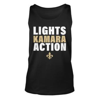 New Orleans Lights Kamara Action Funny Football Unisex Tank Top - Monsterry