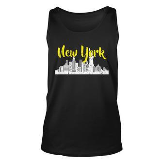 New York City Logo Tshirt Unisex Tank Top - Monsterry AU