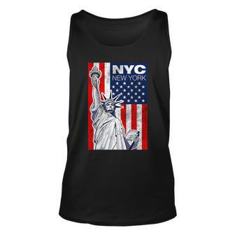 New York City Statue Of Liberty Shirts Cool New York City Unisex Tank Top - Thegiftio UK