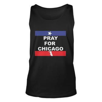 Nice Pray For Chicago Chicao Shooting Unisex Tank Top - Seseable