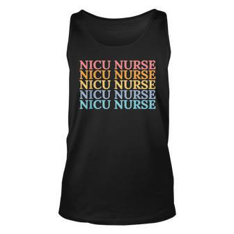 Nicu Nurse Neonatal Labor Intensive Care Unit Nurse V2 Unisex Tank Top - Seseable