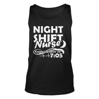 Night Shift Nurse Tshirt Unisex Tank Top - Monsterry AU