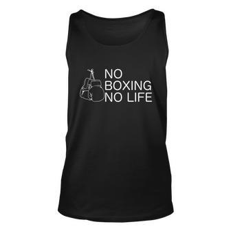 No Boxing No Life Gift Graphic Design Printed Casual Daily Basic Unisex Tank Top - Thegiftio UK