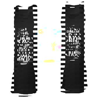 No Dramas In Bahamas Summer Vacation Beach Gift Graphic Design Printed Casual Daily Basic Unisex Tank Top - Thegiftio UK