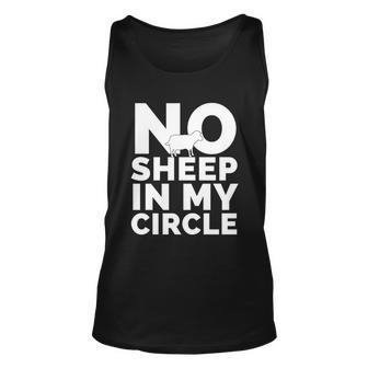 No Sheep In My Circle Tshirt Unisex Tank Top - Monsterry UK