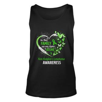 Nongreat Gifthodgkins Lymphoma In This Family No One Fight Alone Meaningful Gif Unisex Tank Top - Monsterry