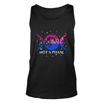 Not A Phase Moon Lgbt Trans Pride Bisexual Lgbt Pride Moon Unisex Tank Top - Monsterry UK