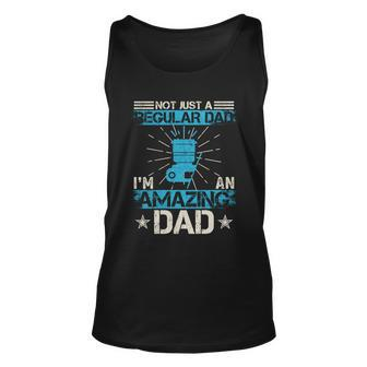 Not Just A Regular Dad Im An Amazing Dad Funny Photographer Gift Unisex Tank Top - Monsterry