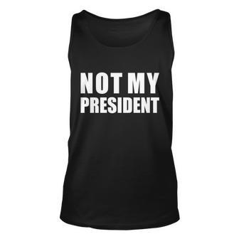 Not My President Classic Logo Tshirt Unisex Tank Top - Monsterry