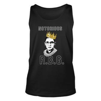 Notorious Rbg Ruth Bader Ginsburg Tshirt Unisex Tank Top - Monsterry