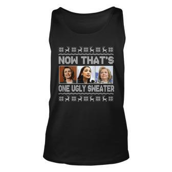 Now Thats One Ugly Christmas Sweater Tshirt Unisex Tank Top - Monsterry