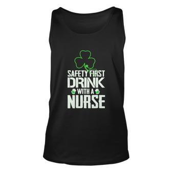 Nurse Beer Lovers Funny St Patricks Day Unisex Tank Top - Monsterry CA