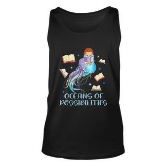 Oceans Of Possibilities Summer Reading 2022 Librarian Tshirt Unisex Tank Top - Monsterry UK