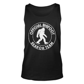 Official Bigfoot Search Team Tshirt Unisex Tank Top - Monsterry AU