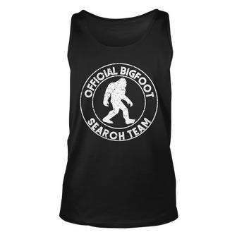 Official Bigfoot Search Team Tshirt Unisex Tank Top - Monsterry DE