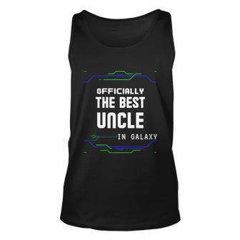 Officially Best Uncle In Galaxy Futuristic Unisex Tank Top - Thegiftio